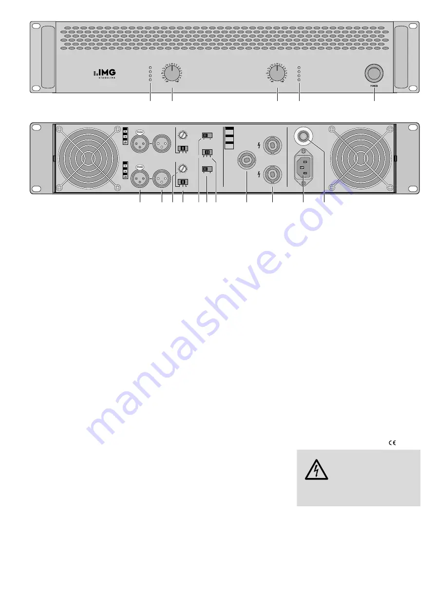 IMG STAGE LINE STA-1500A Instruction Manual Download Page 4