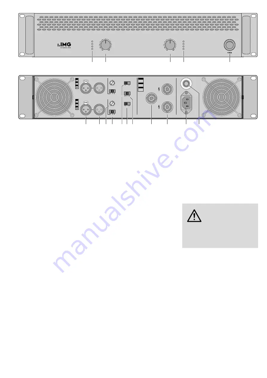 IMG STAGE LINE STA-1500A Скачать руководство пользователя страница 14