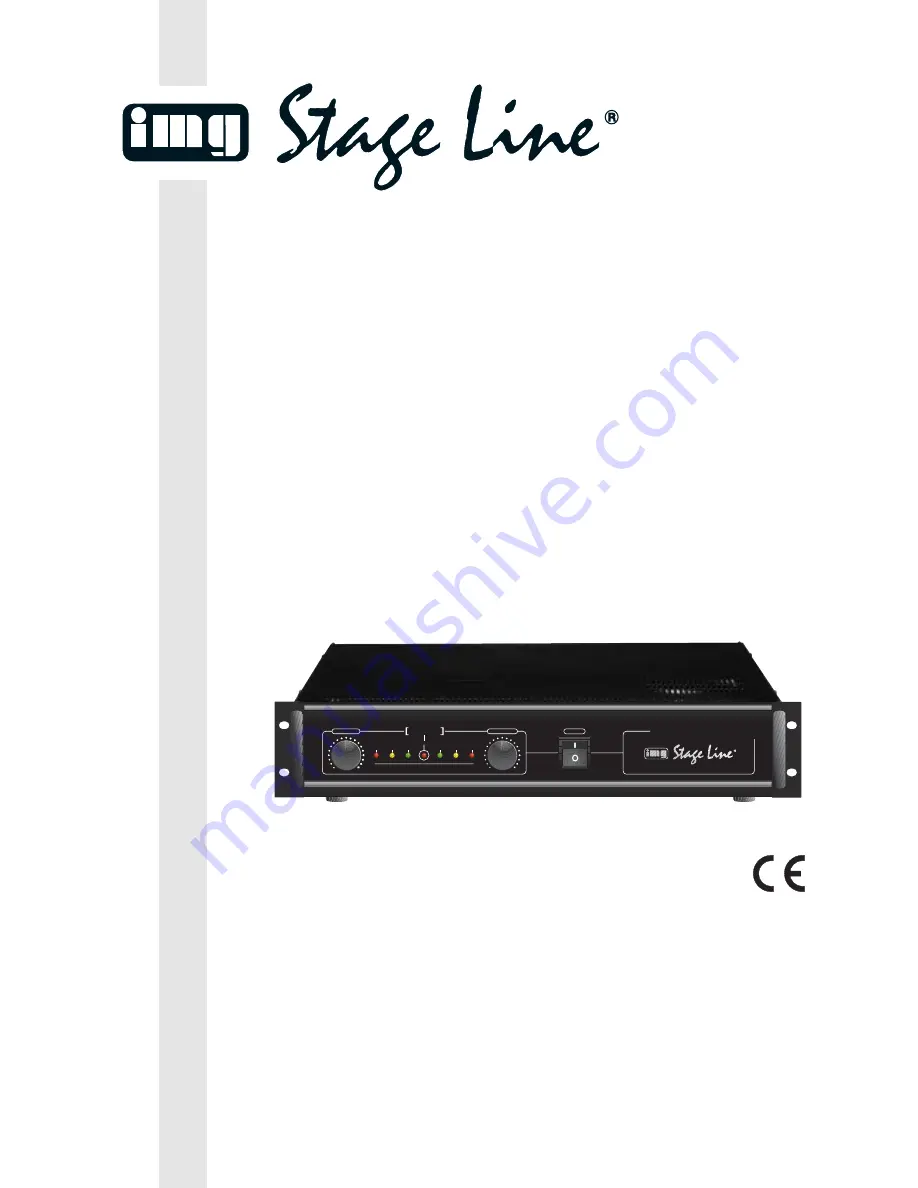 IMG STAGE LINE STA-302 Instruction Manual Download Page 1