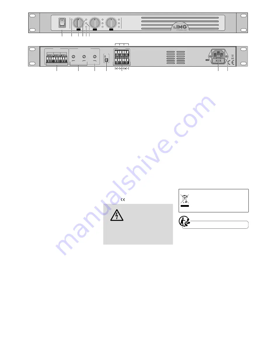 IMG STAGE LINE STA-553D Instruction Manual Download Page 8