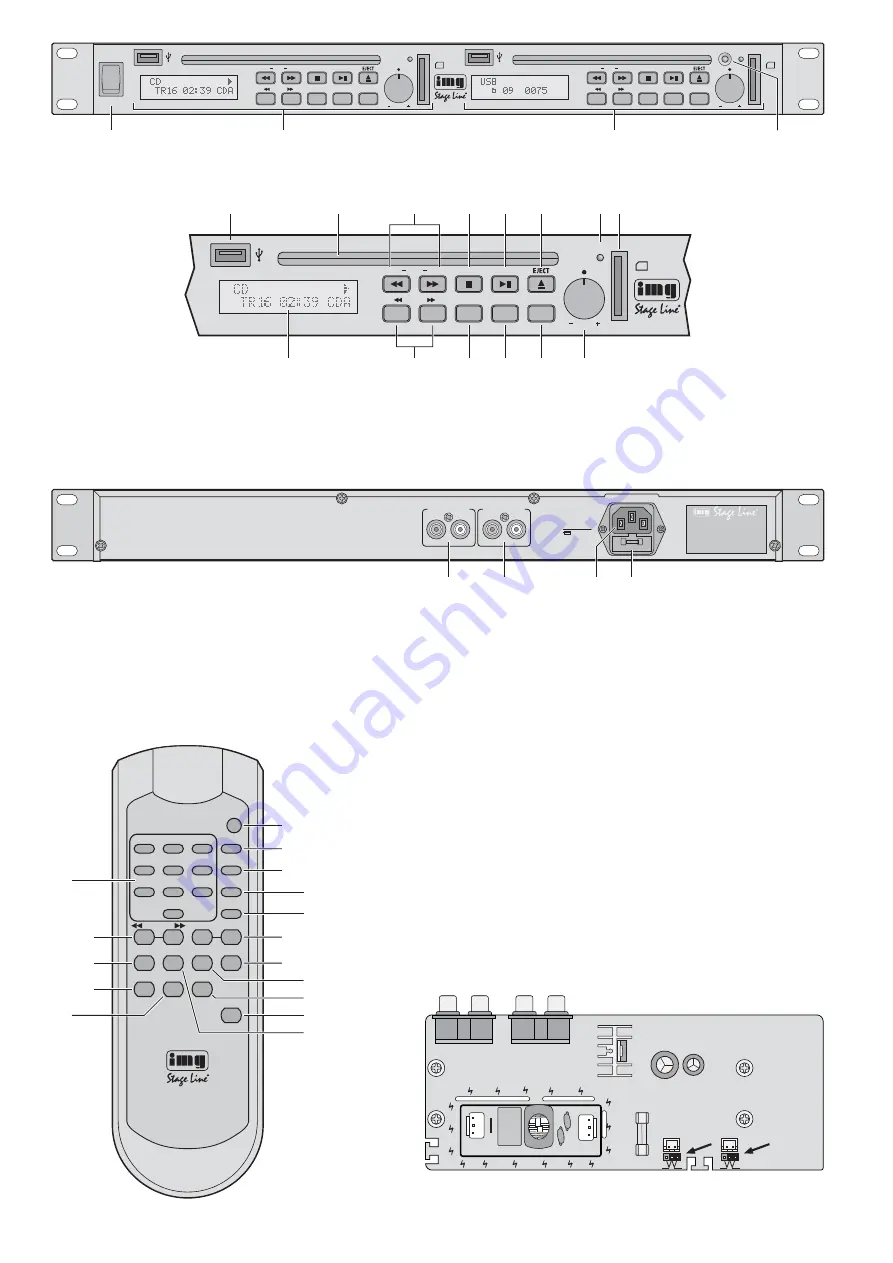 IMG STAGELINE CD-123 Instruction Manual Download Page 3