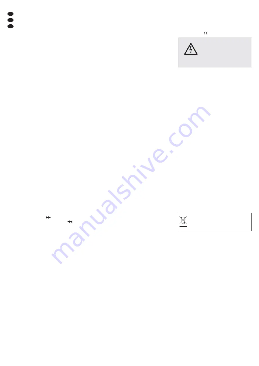 IMG STAGELINE CD-123 Instruction Manual Download Page 12