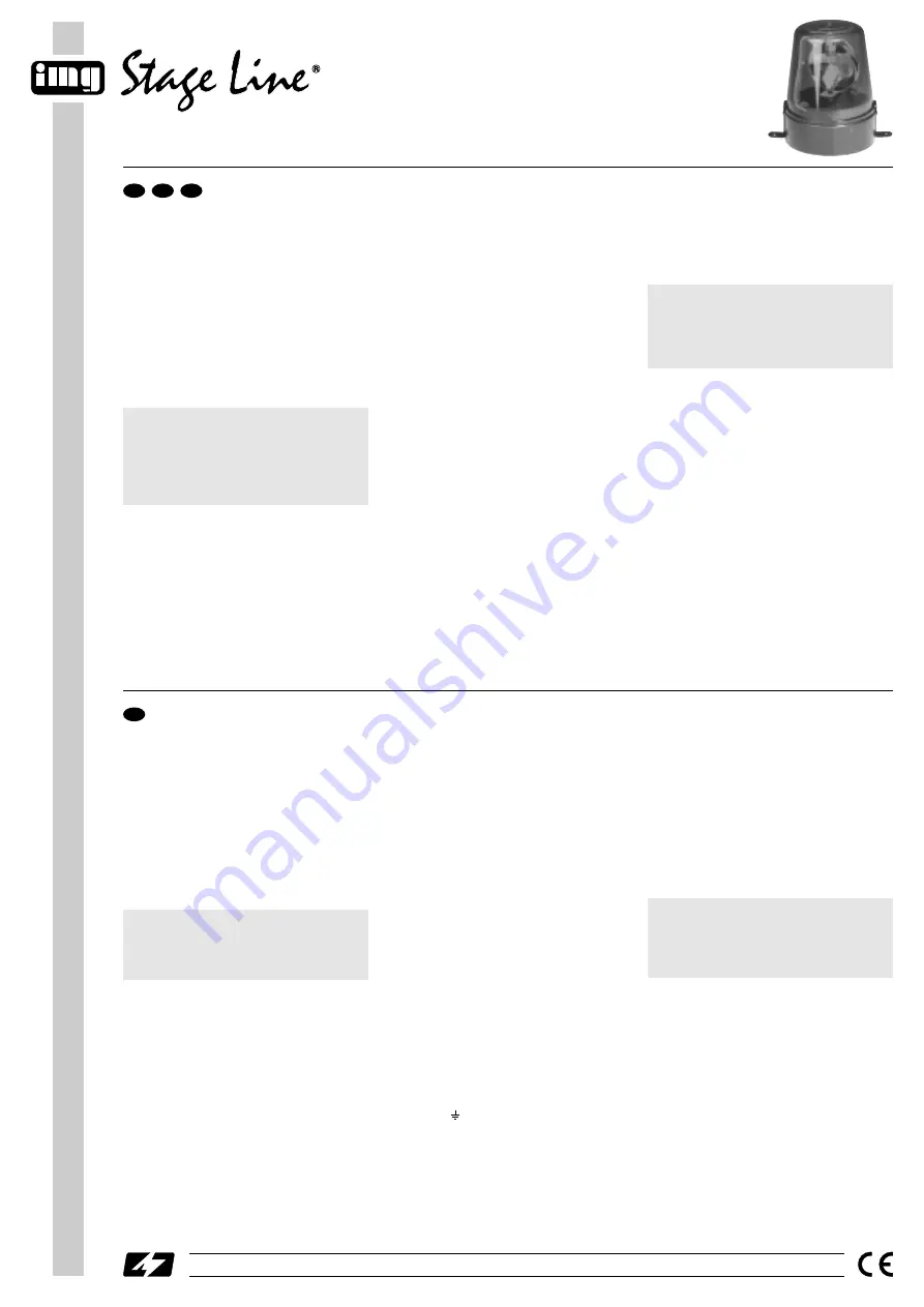 IMG STAGELINE SRL-526/BL Quick Manual Download Page 1