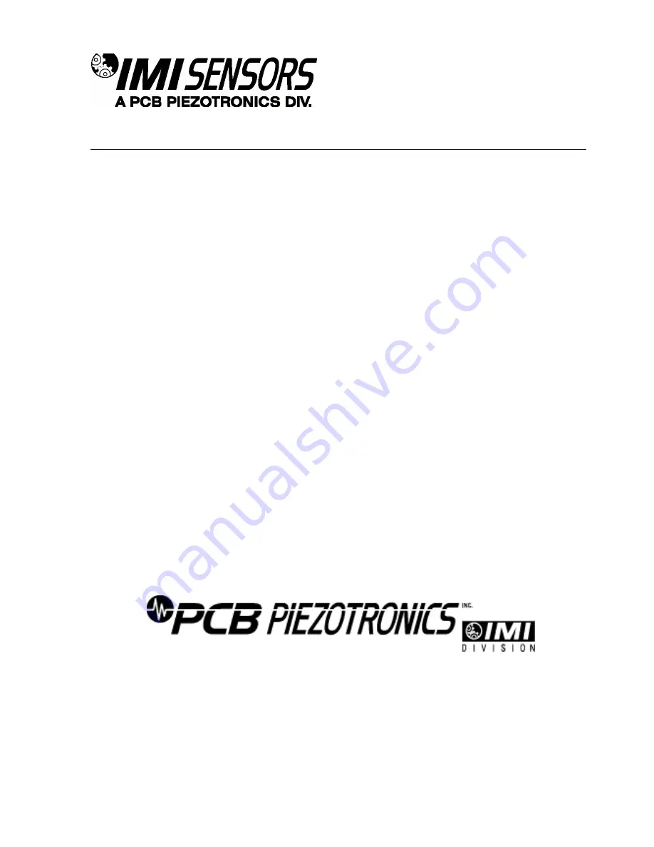 IMI SENSORS 642A11 Скачать руководство пользователя страница 15