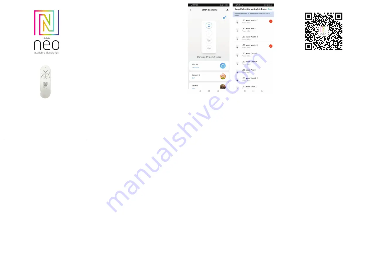 IMMAX NEO Smart remote v2 Zigbee 3.0 User Manual Download Page 3