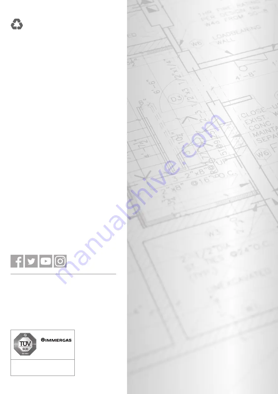 Immergas 3.020857 Instruction Booklet And Warning Download Page 28