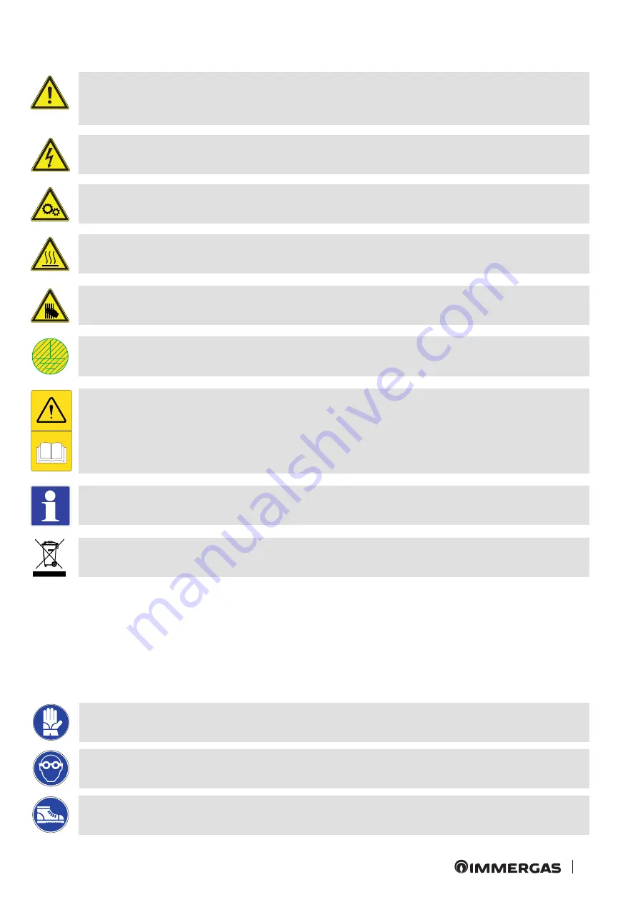 Immergas 3.025780 Instruction Booklet And Warning Download Page 5