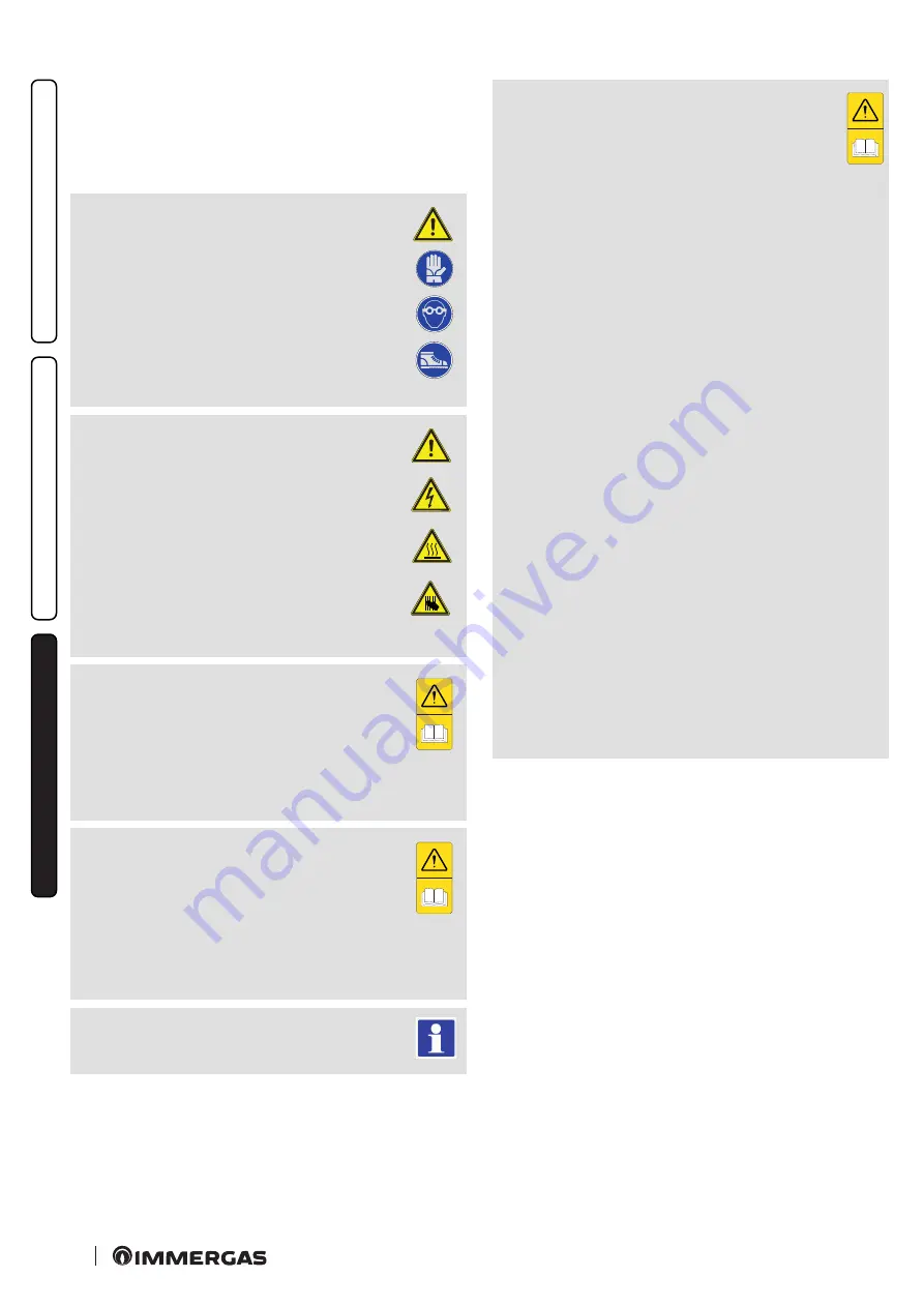 Immergas 3.025780 Instruction Booklet And Warning Download Page 46