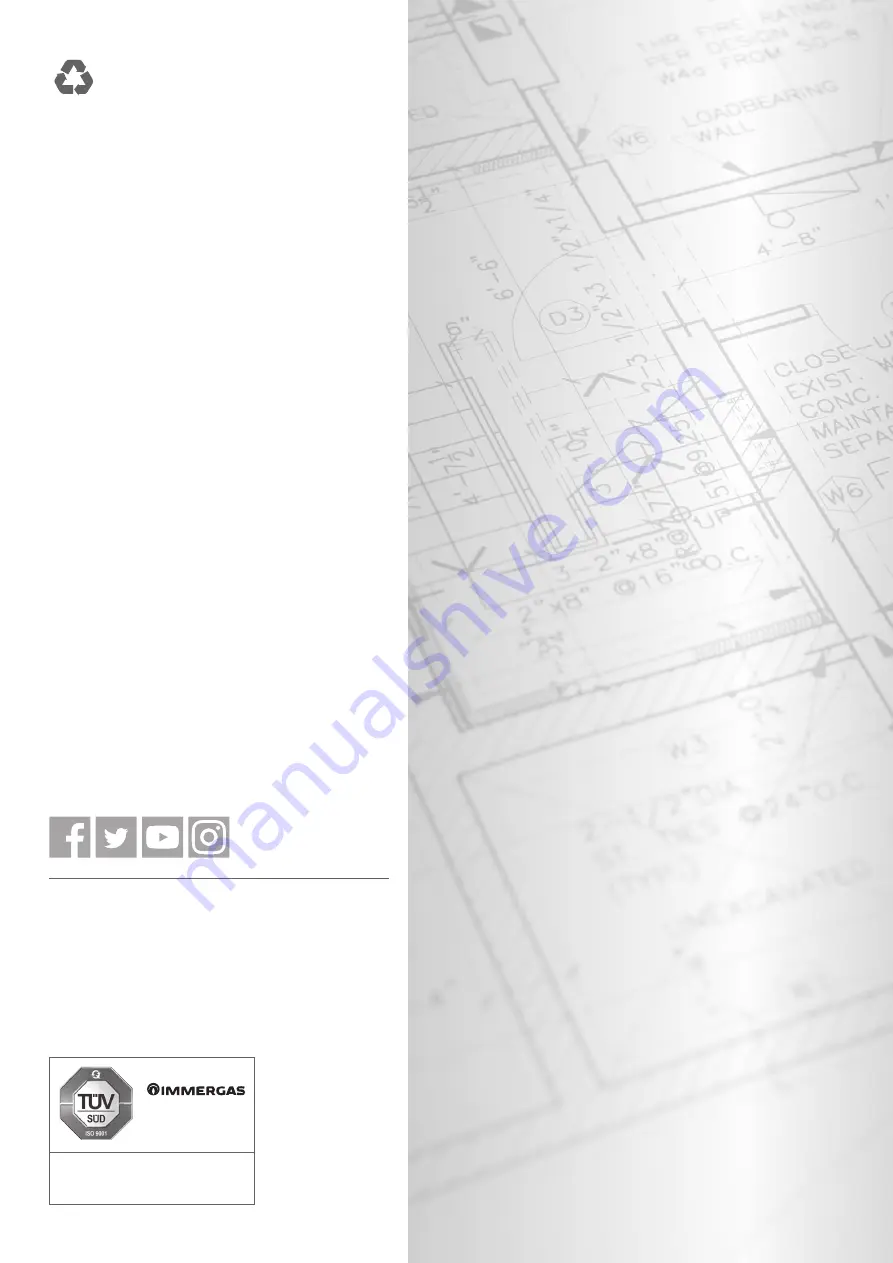 Immergas 3.025780 Instruction Booklet And Warning Download Page 68