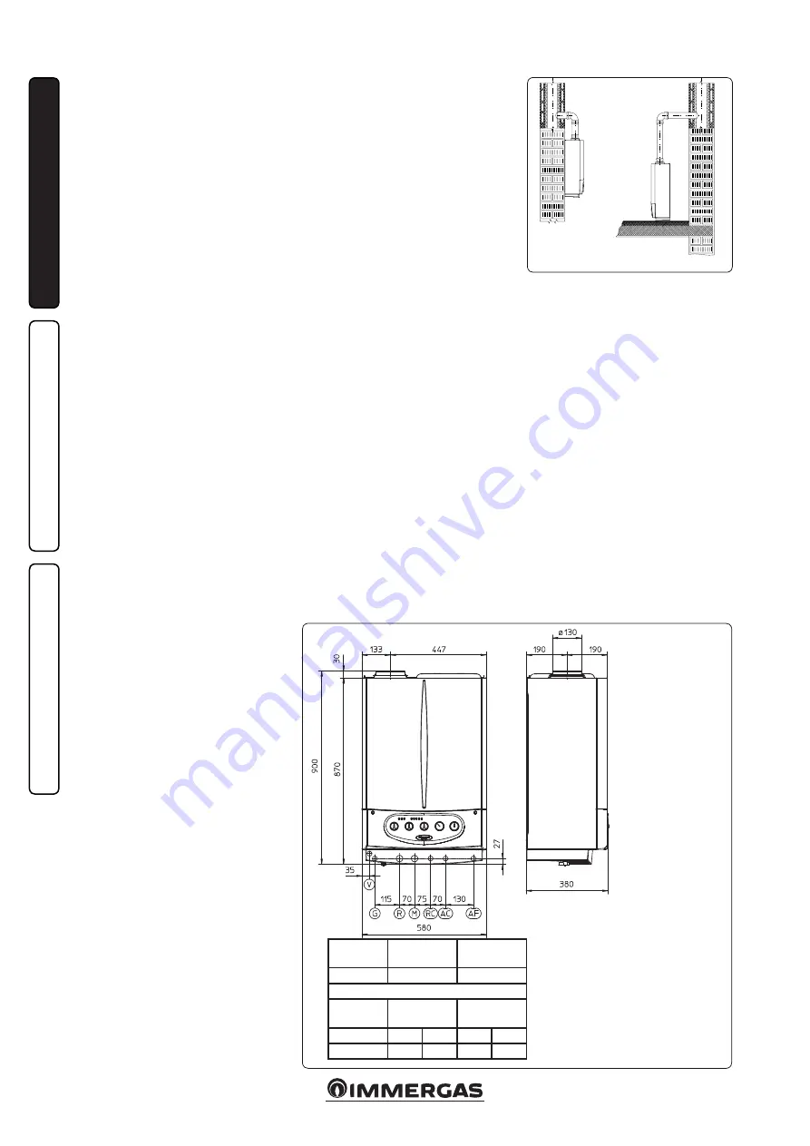 Immergas AVIO 24 2 ERP Instruction Booklet And Warning Download Page 4