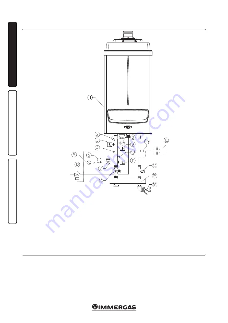 Immergas Victrix Pro 100 1 I Instruction And Warning Book Download Page 20