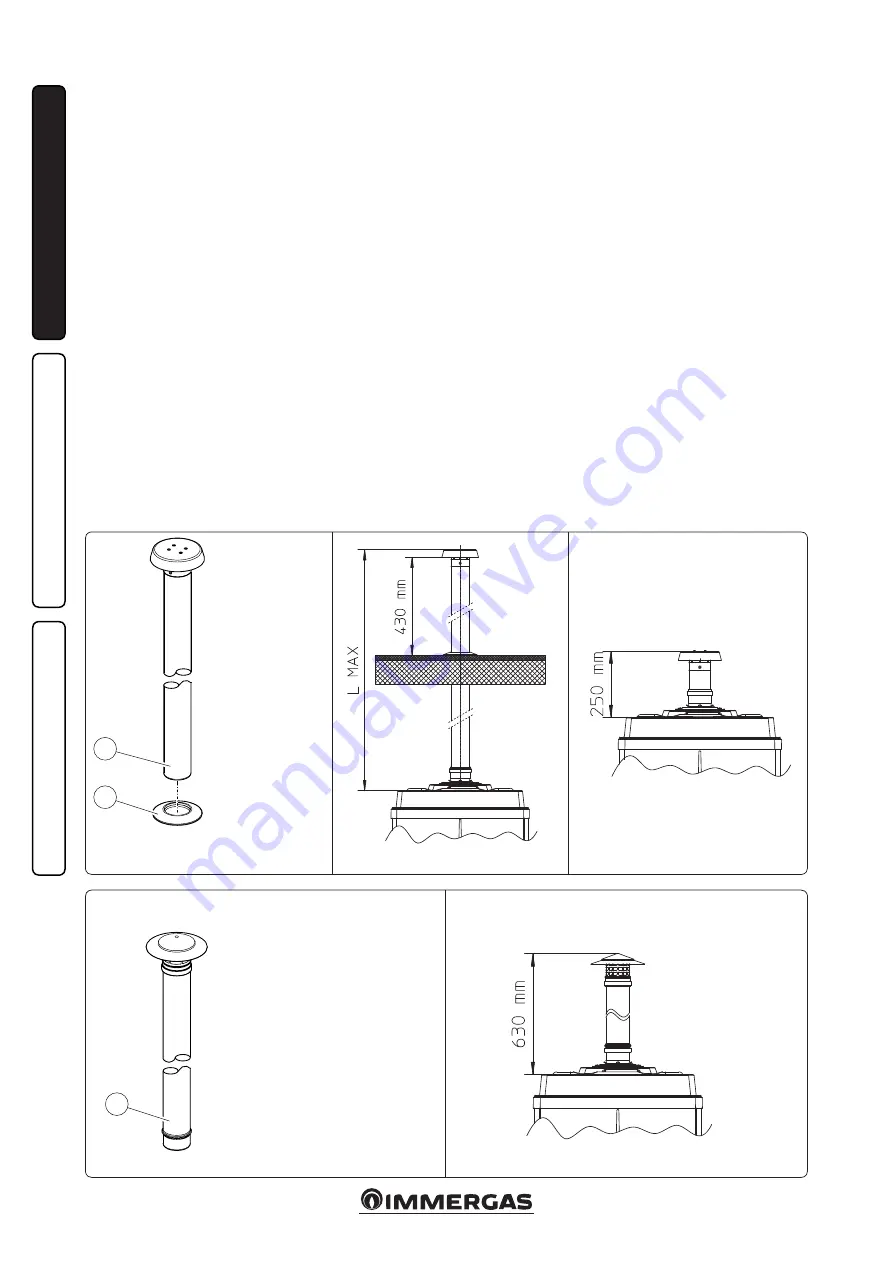 Immergas VICTRIX PRO 55 1 A User'S Installation And Operation Manual Download Page 14