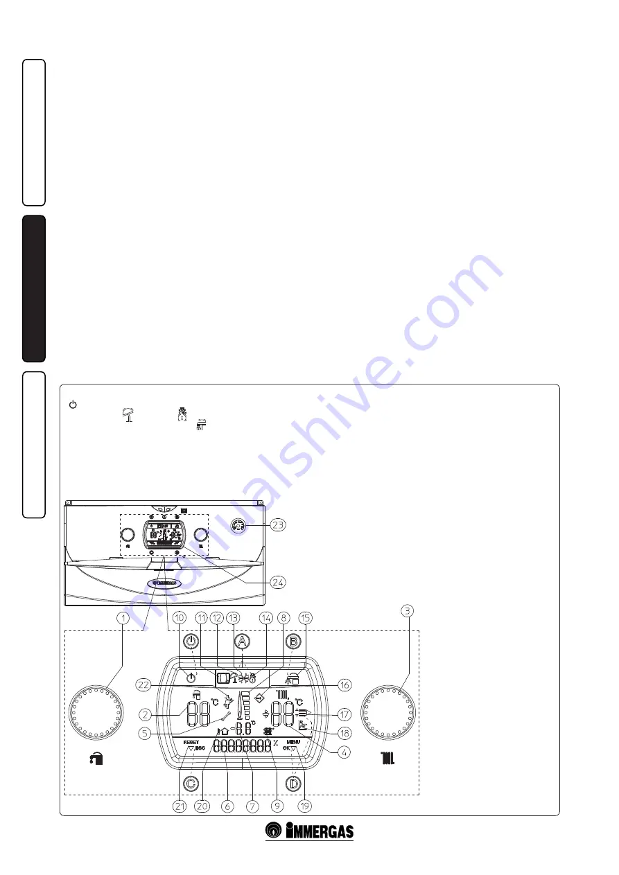 Immergas VICTRIX Superior TOP 32 E Instruction And Warning Book Download Page 18