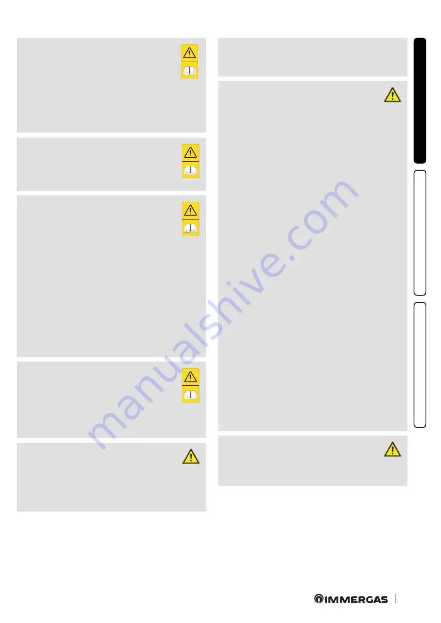 Immergas Victrix Tera 28 1 Instructions And Warnings Download Page 7