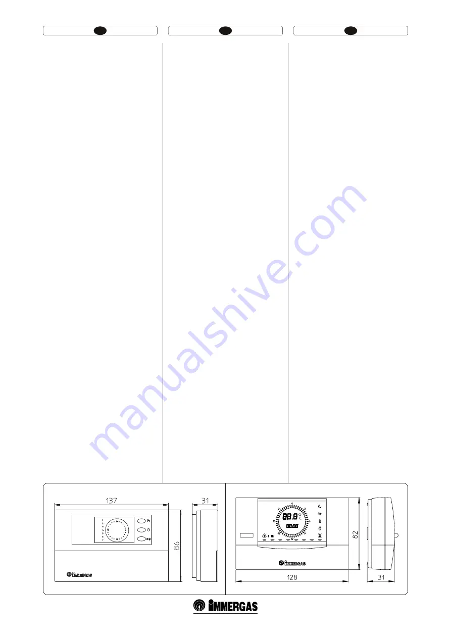 Immergas VICTRIX X 12 2 I Instruction Booklet And Warning Download Page 16