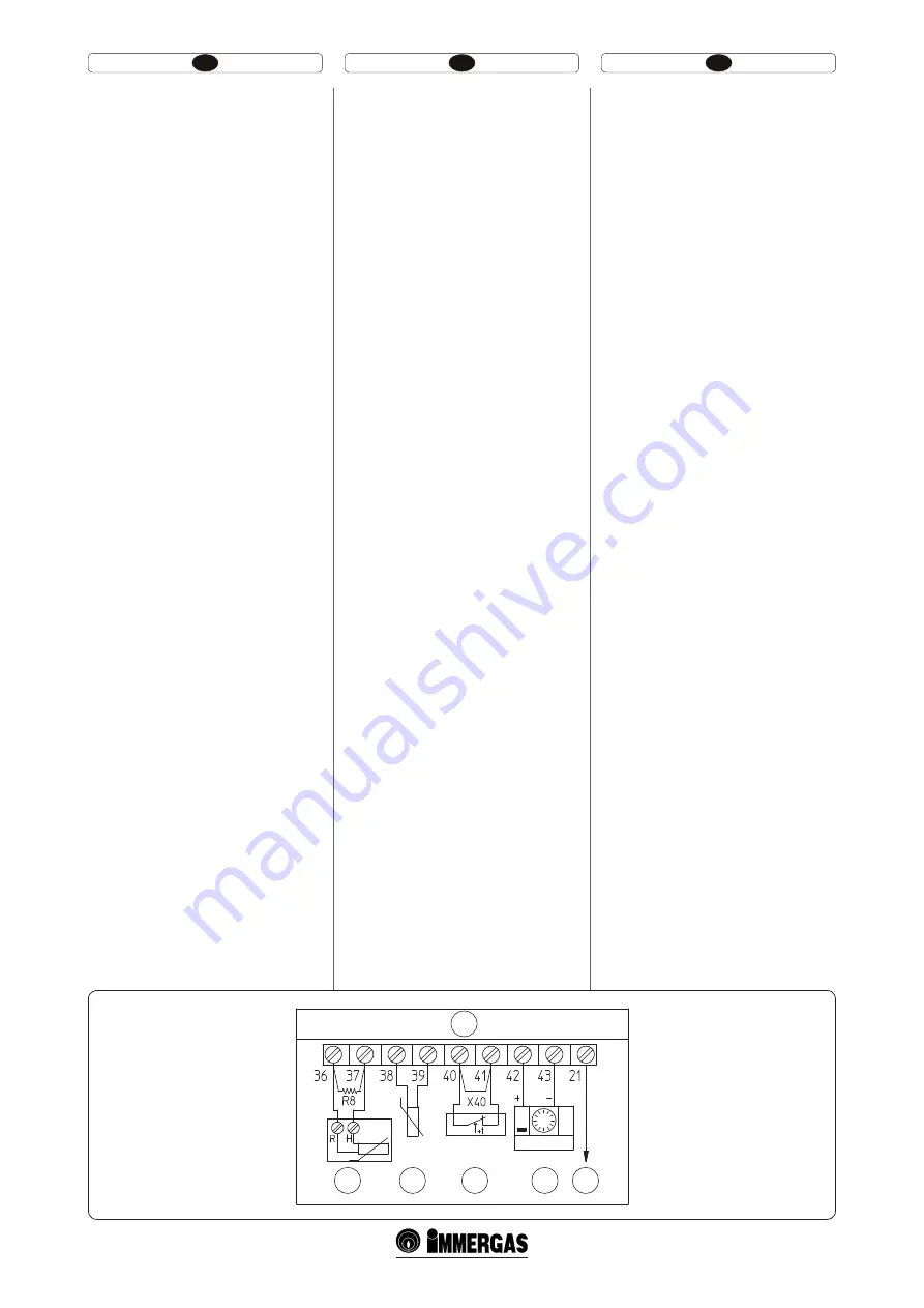 Immergas VICTRIX X 12 2 I Instruction Booklet And Warning Download Page 17