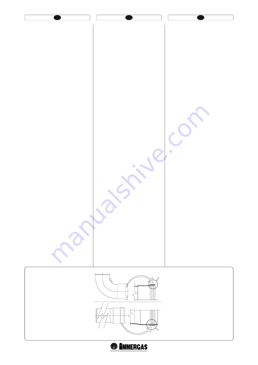 Immergas VICTRIX X 12 2 I Instruction Booklet And Warning Download Page 20