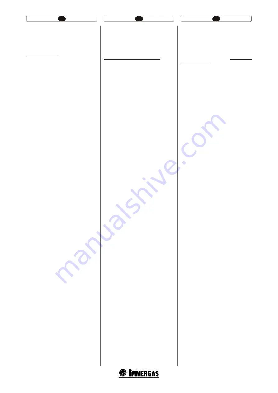 Immergas VICTRIX X 12-24 2 I Instruction Booklet And Warning Download Page 23