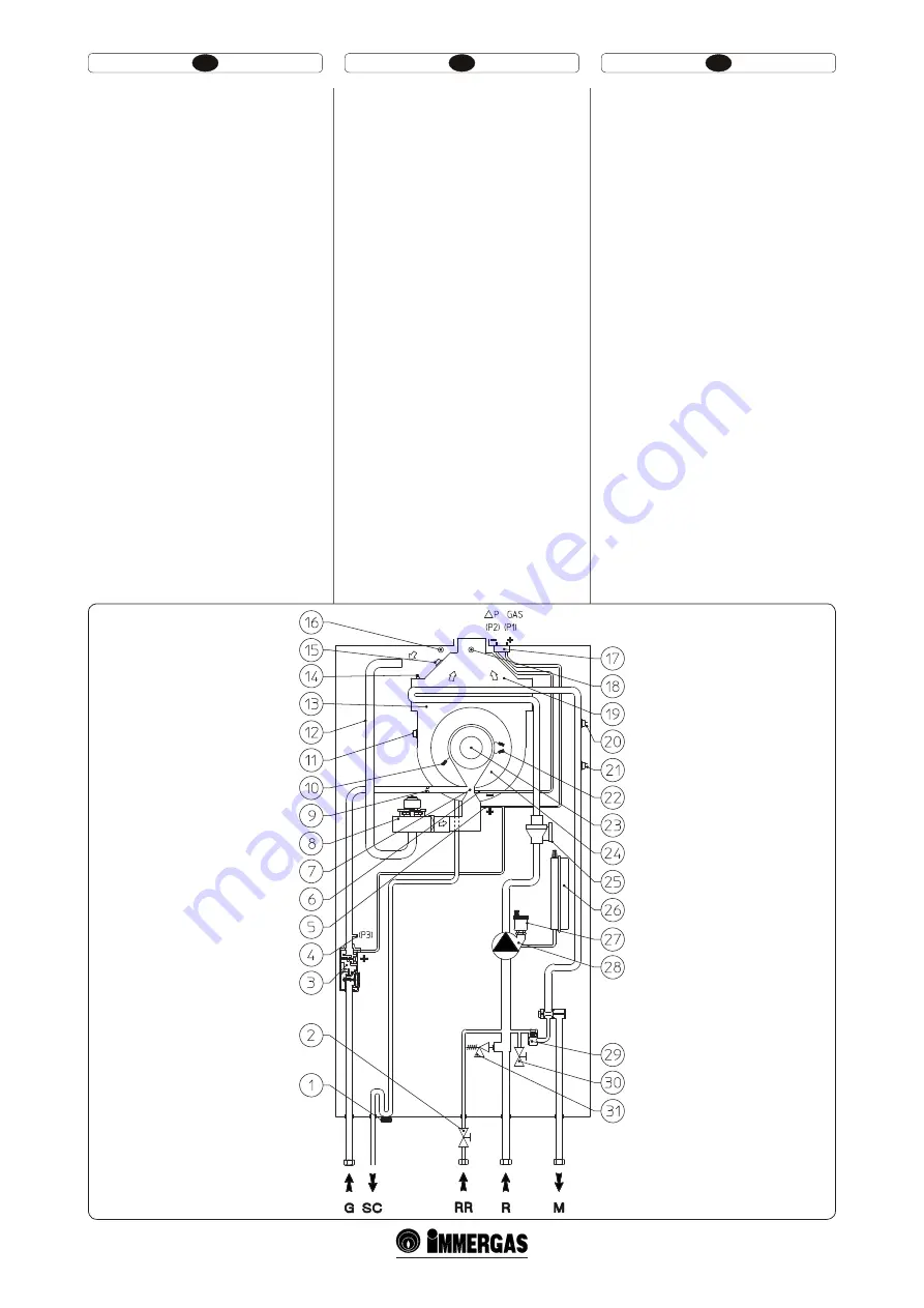 Immergas VICTRIX X 12-24 2 I Instruction Booklet And Warning Download Page 34