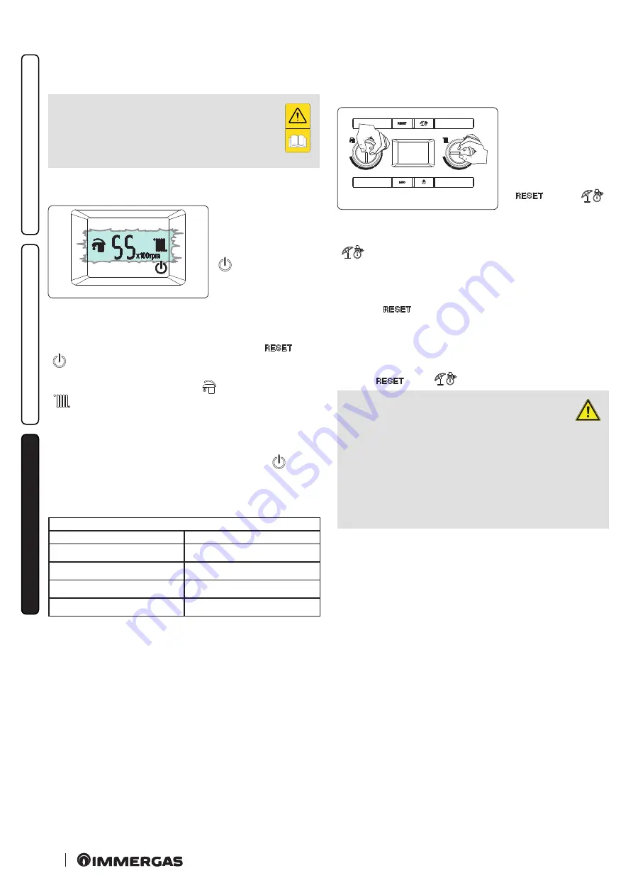 Immergas Victrix Zeus 25 Instructions And Recommendations Download Page 50