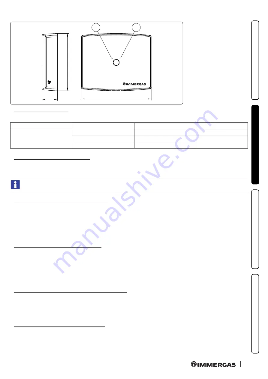 Immergas VICTRIX ZEUS SUPERIOR 25 Instructions And Recommendations Download Page 59