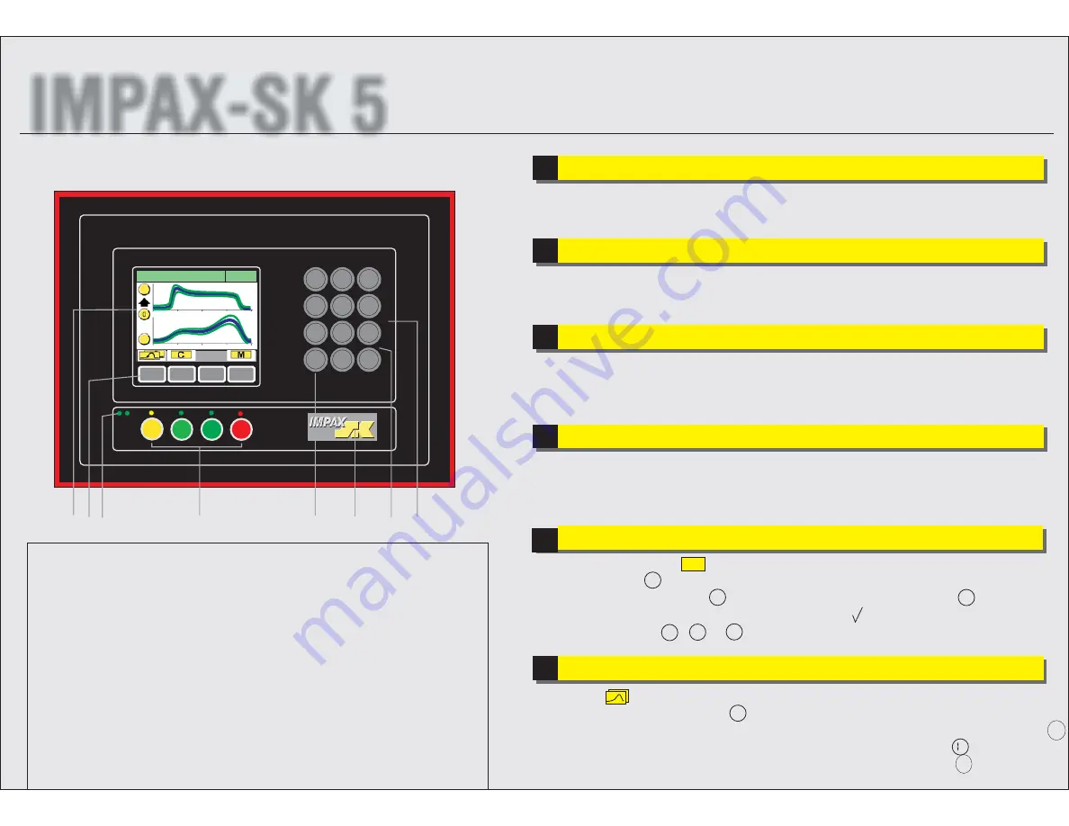 Impax SK 5 Operation Manual Download Page 1