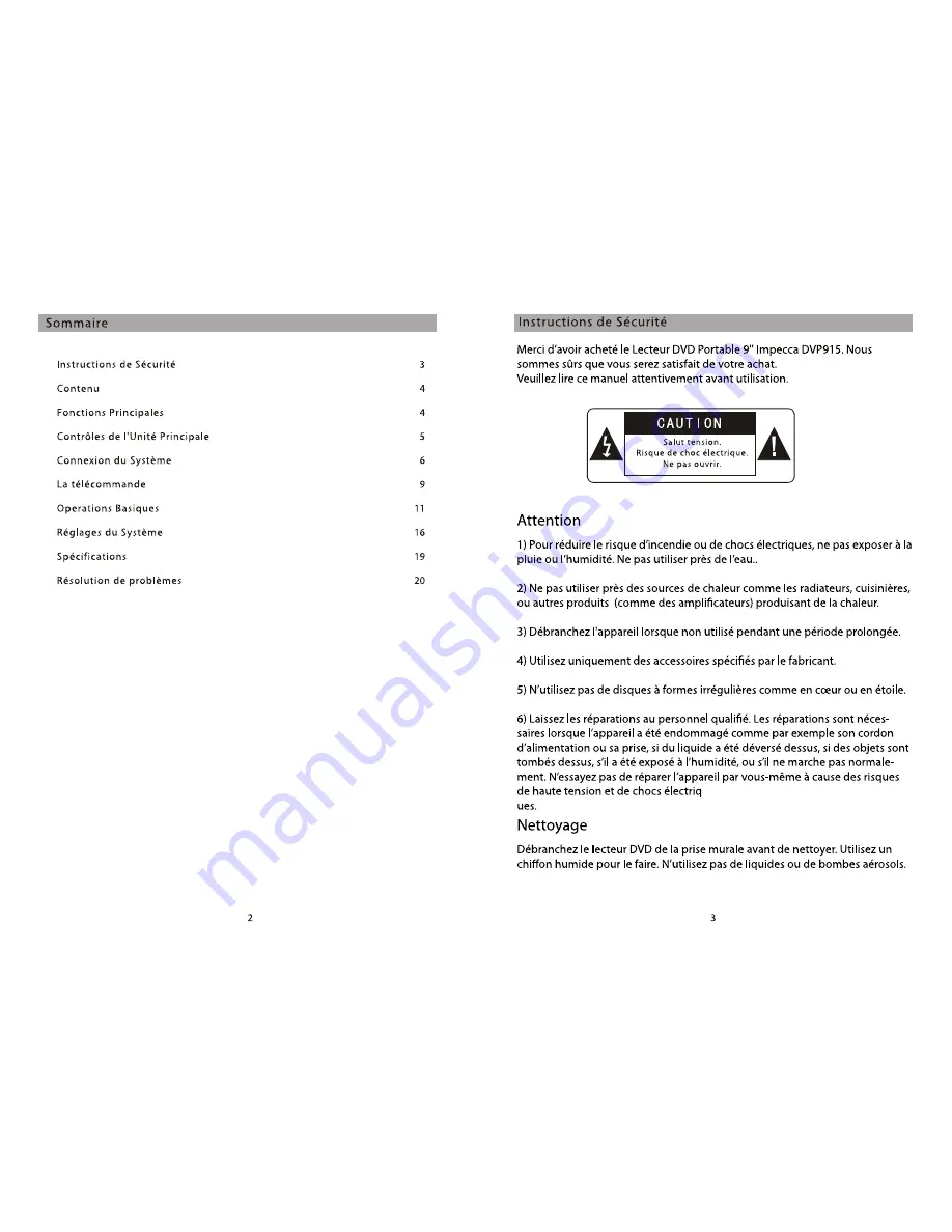 Impecca DVP915 User Manual Download Page 22