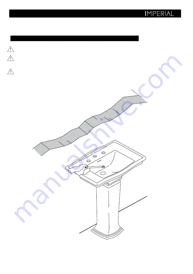 Imperial Bracket Mounted Basin Скачать руководство пользователя страница 10