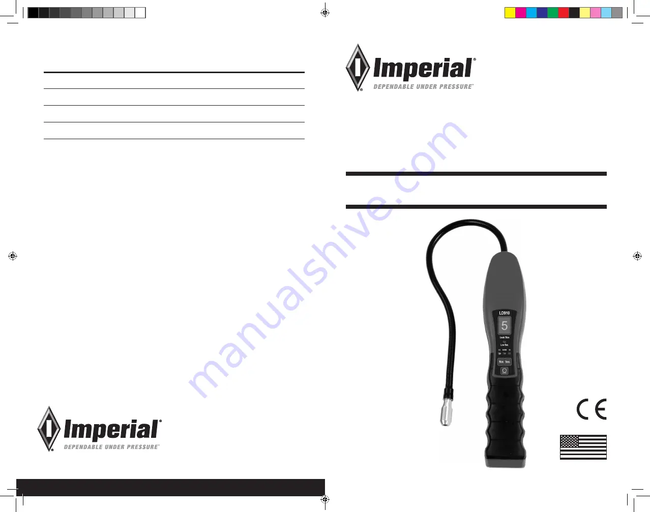 Imperial LD910 User Manual Download Page 1