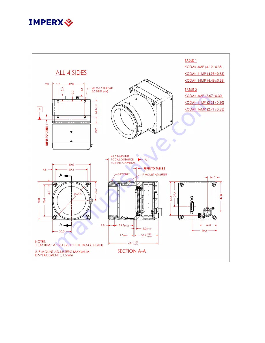 Imperx BOBCAT ICL-B0610C Hardware User Manual Download Page 44