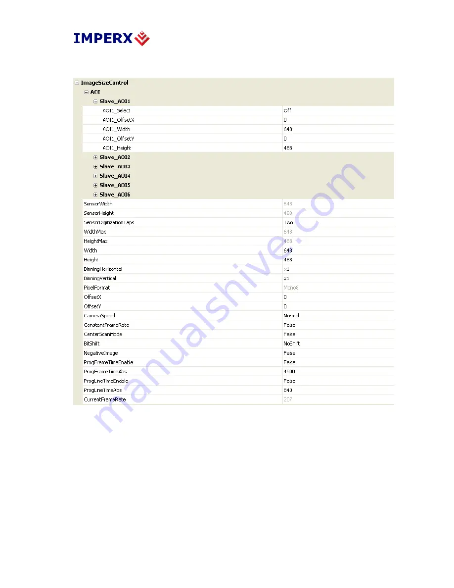 Imperx BOBCAT ICL-B0610C Hardware User Manual Download Page 184