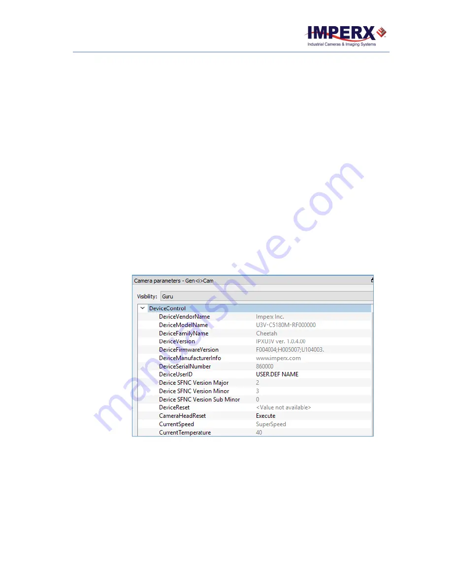 Imperx C4180C User Manual Download Page 45