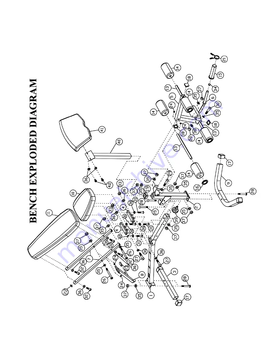 Impex MARCY DIAMOND MD-8870 Owner'S Manual Download Page 31