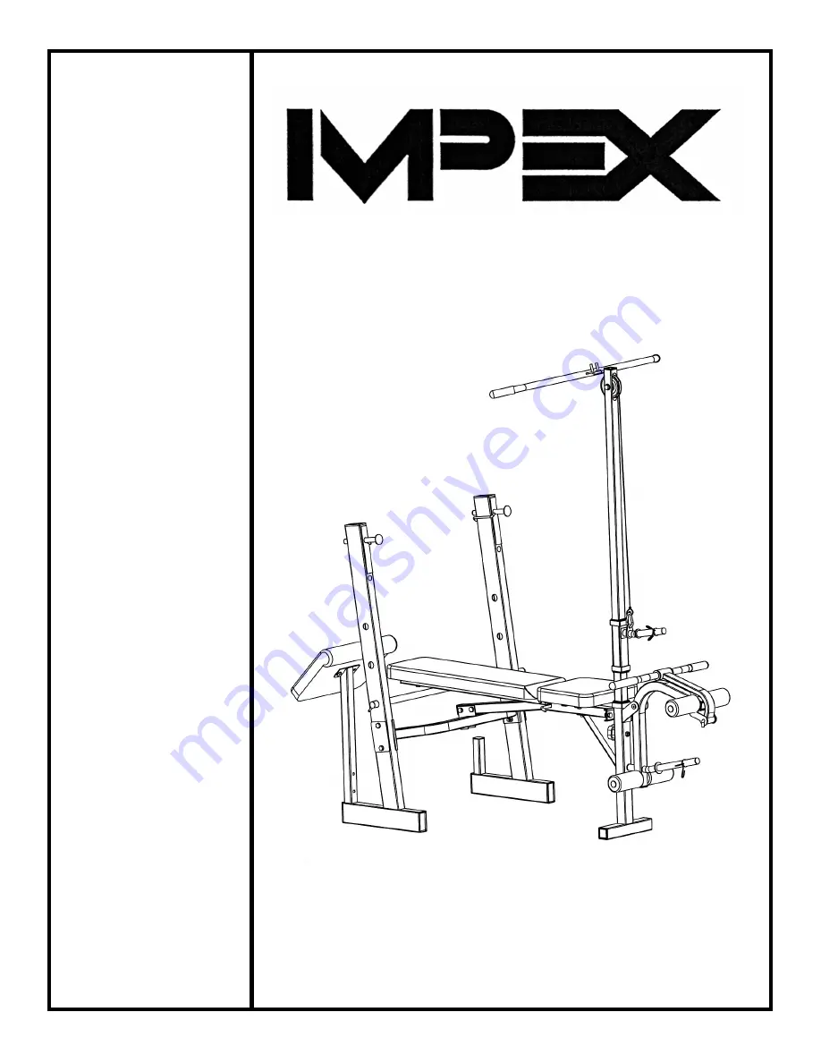 Impex MARCY MCB-346 Скачать руководство пользователя страница 1