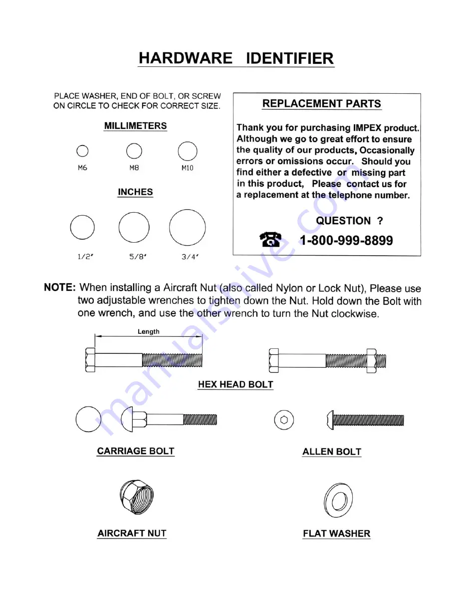 Impex MARCY MCPL-105 Owner'S Manual Download Page 4