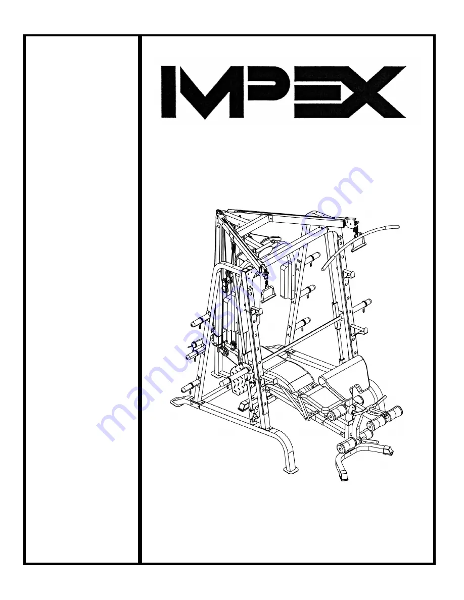 Impex Marcy MWB-4360 Owner'S Manual Download Page 1