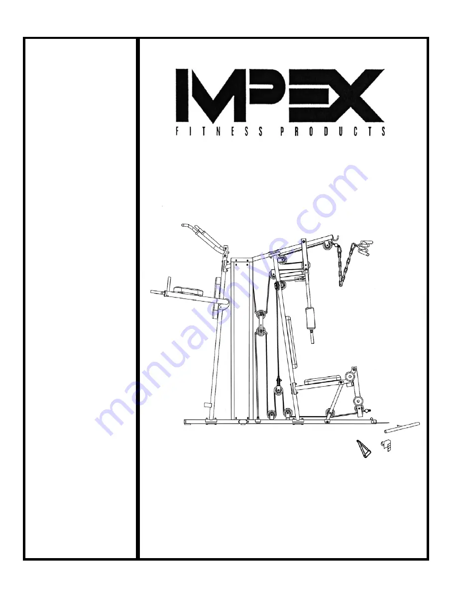 Impex MARCY MWM-1860 Owner'S Manual Download Page 1