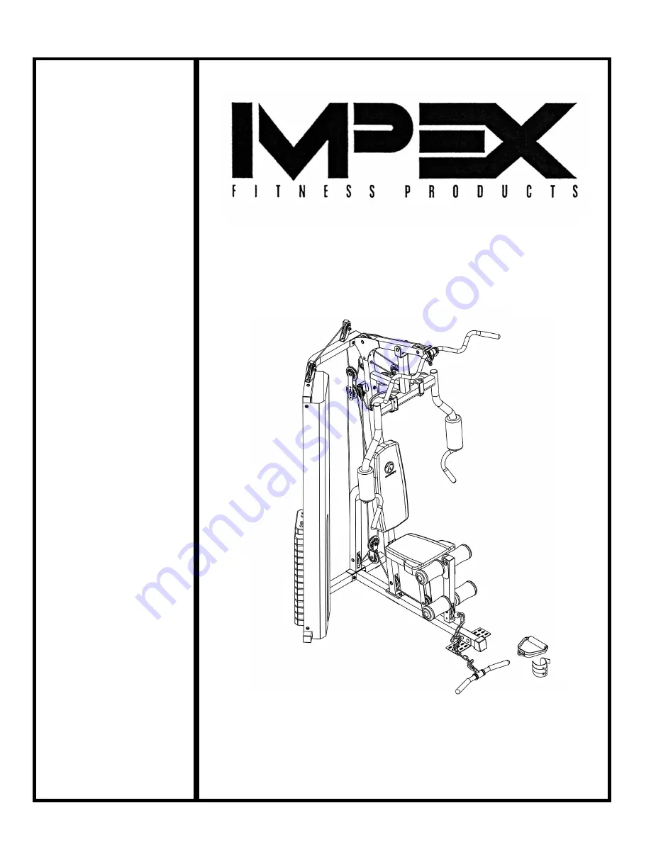 Impex Marcy MWM-8150 Owner'S Manual Download Page 1