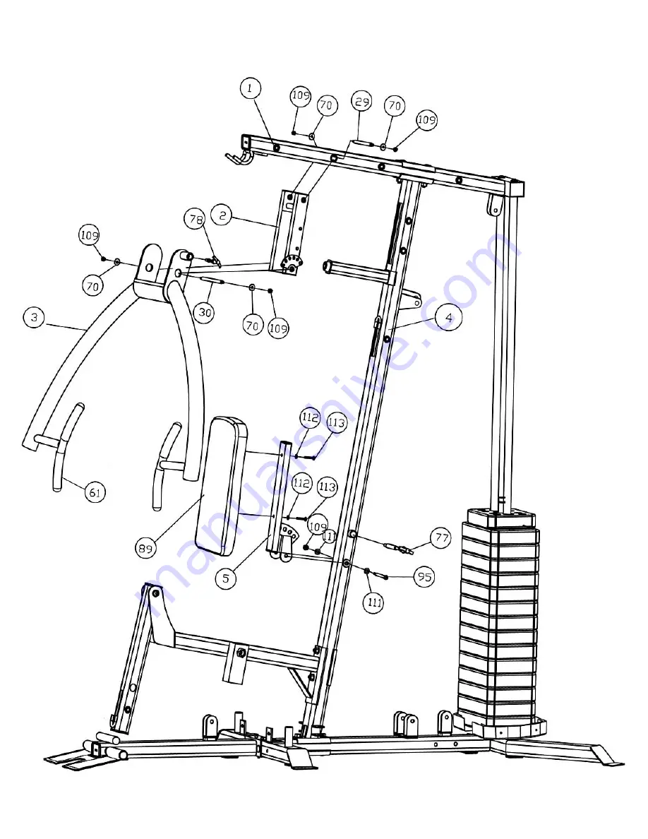 Impex MARCY PLATINUM MP-3500 Owner'S Manual Download Page 12