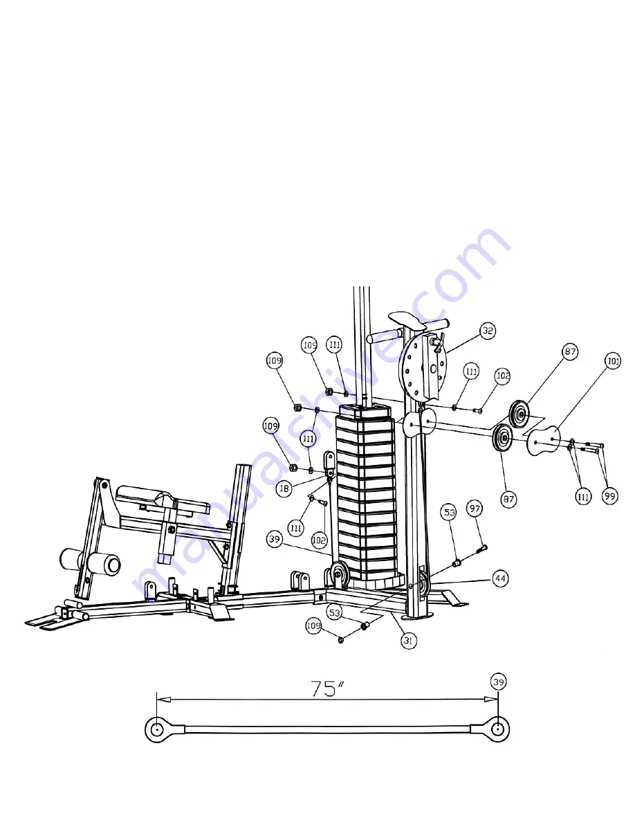 Impex MARCY PLATINUM MP-3500 Owner'S Manual Download Page 26