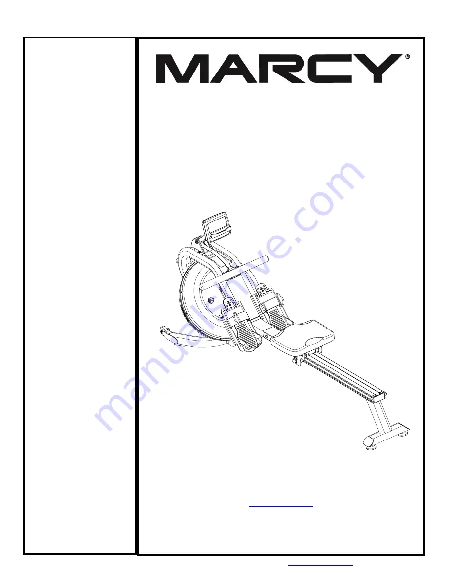 Impex Marcy Pro NS-6023RW Assembly & Owners Manual Download Page 1