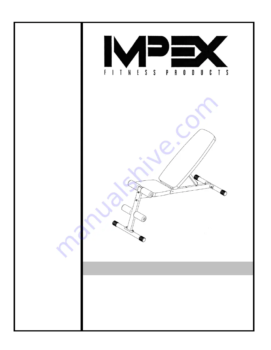 Impex MARCY SB-261W Скачать руководство пользователя страница 1