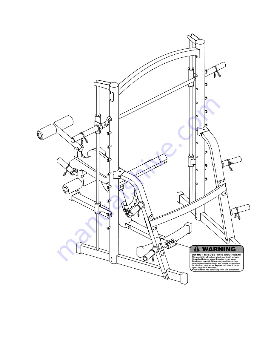 Impex MARCY SM-1000 Owner'S Manual Download Page 4