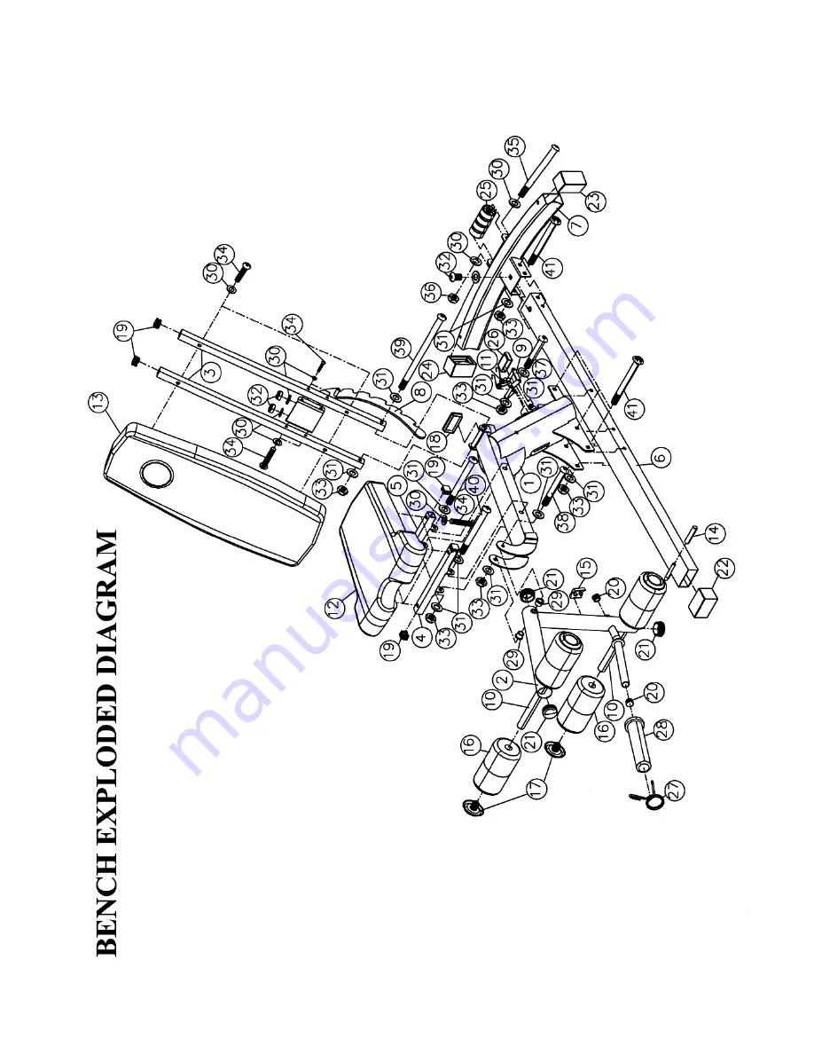 Impex MARCY SM-1000 Owner'S Manual Download Page 20