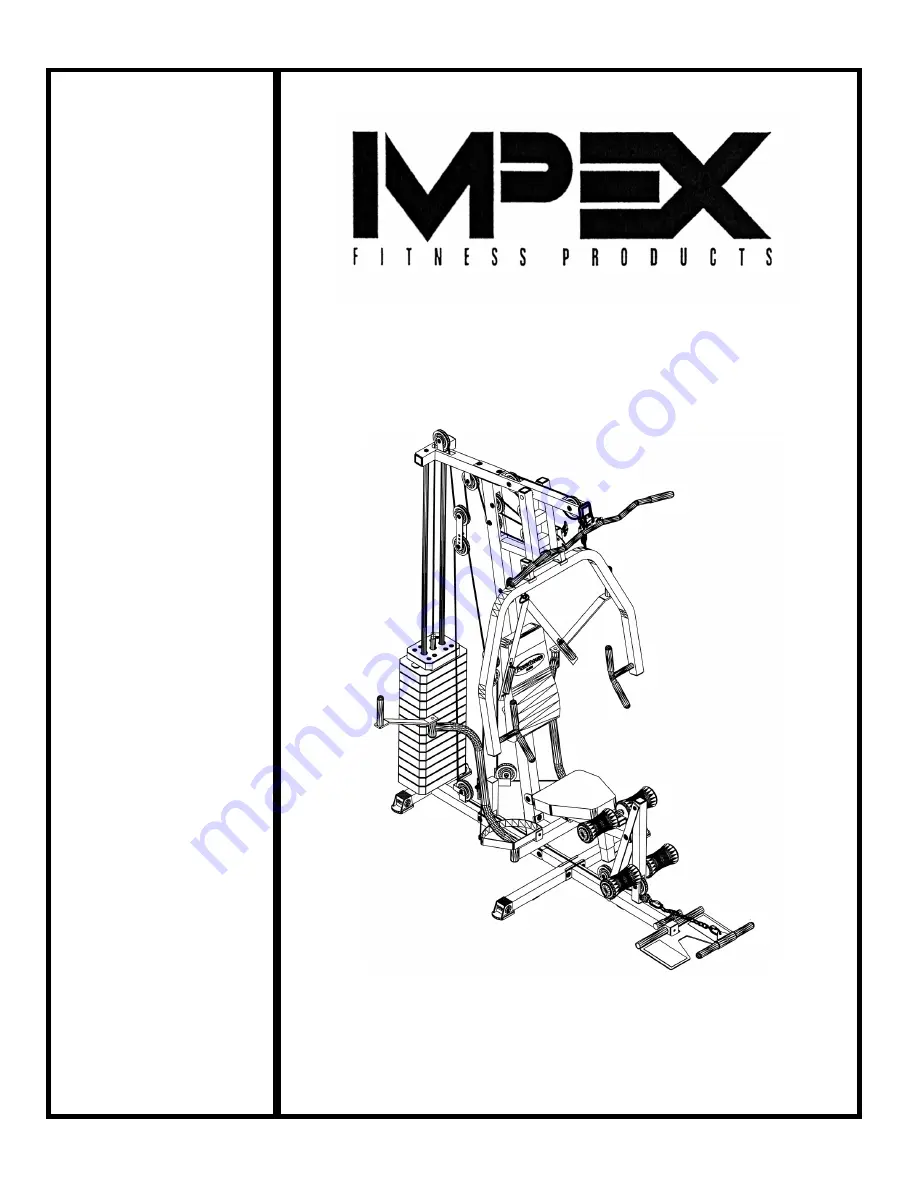 Impex POWERHOUSE ELITE PHE 2000 Owner'S Manual Download Page 1