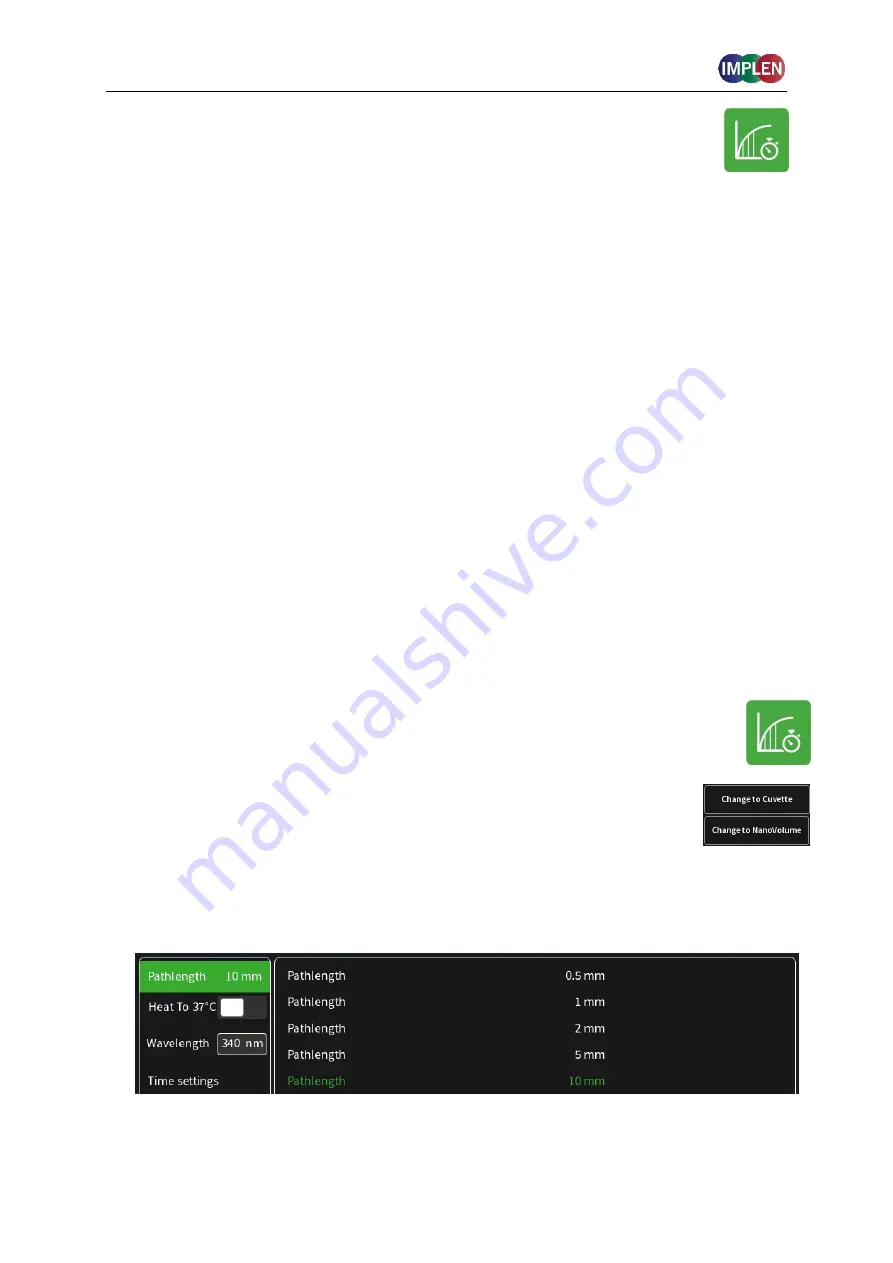 Implen NanoPhotometer C40 User Manual Download Page 94