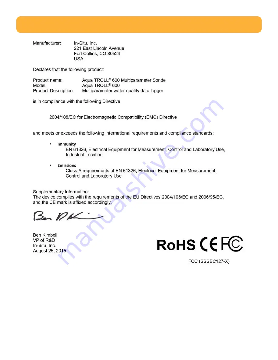 In-situ Aqua TROLL 600 Operator'S Manual Download Page 67