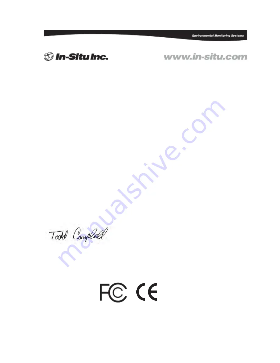 In-situ MP TROLL 9500 Operator'S Manual Download Page 163