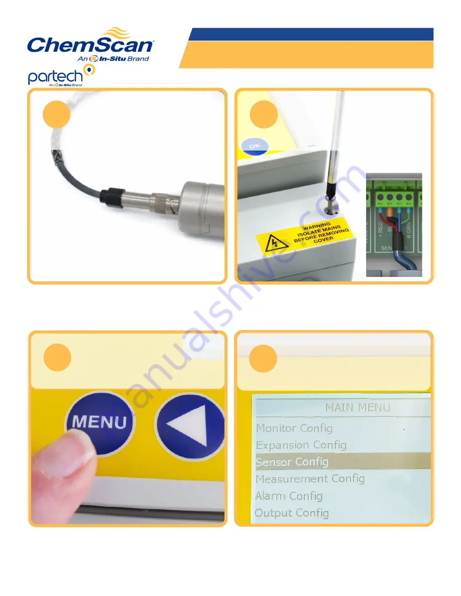 In-situ Partech ChemScan RDO-X Stainless Steel Instructions Download Page 1