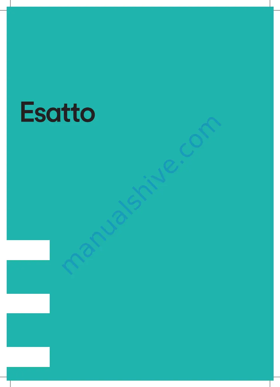 Inalto Esatto EE60T User Manual Download Page 1